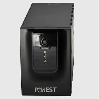 Ups Powest 2200va 1200w Monofasica Interactiva Color Negro