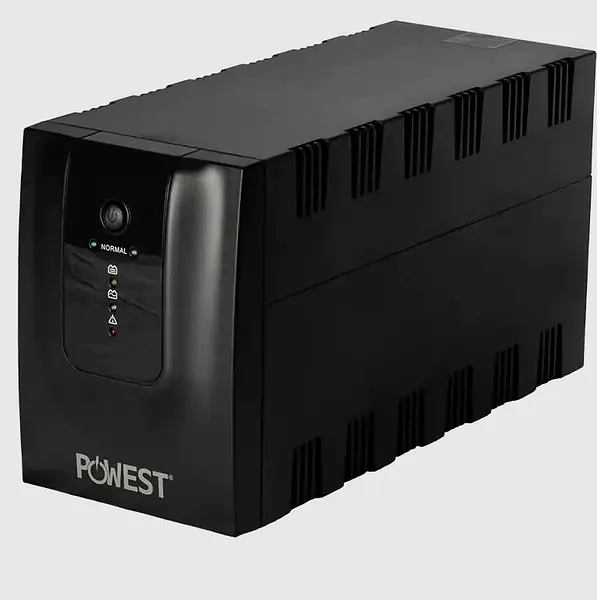 Ups Powest 2200va 1200w Monofasica Interactiva Color Negro