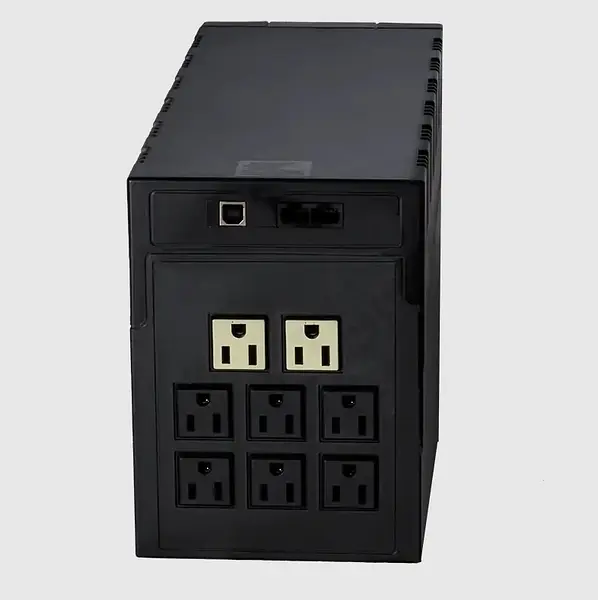 Ups Powest 2200va 1200w Monofasica Interactiva Color Negro