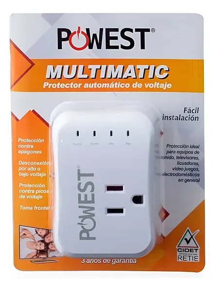 Protector De Voltaje Powest Multimatic 120v/10a