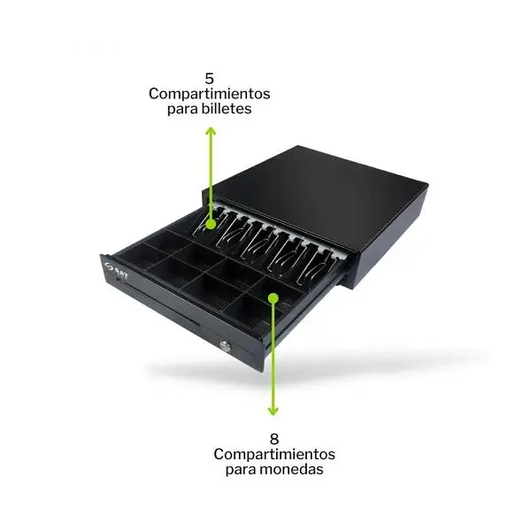 Cajon Monedero Sat 119x Negro Rj11 Pos