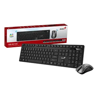 Kit Teclado Mouse Inalambrico Genius Km-8216s Silencioso
