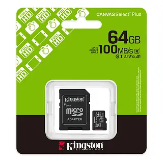 Tarjeta De Memoria Micro Sd Kingston Canvas Select Plus 64gb