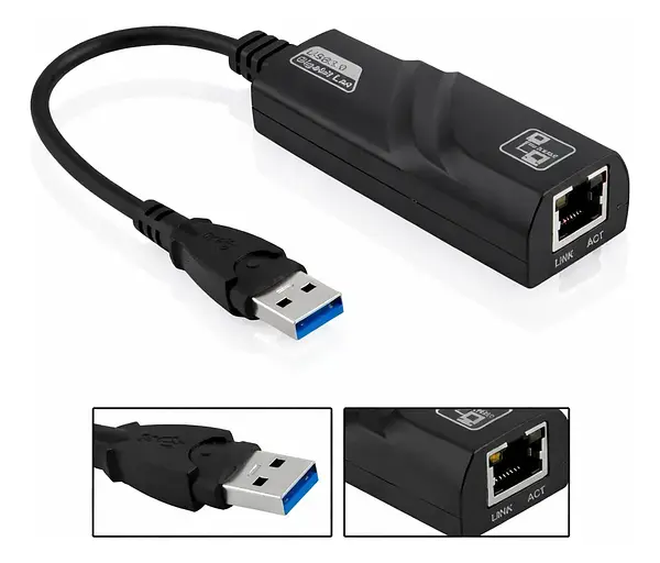 Usb Lan Rj45 3.0 Ethernet Velocidad 10/100/1000 Mbps